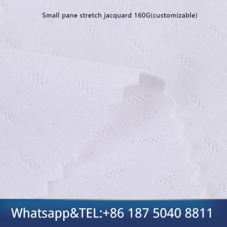 Spandex hexagonal jacquard cloth