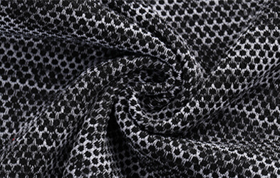 Grids Spandex Polar Fleece Fabric